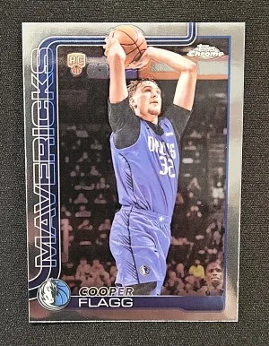 2025 Topps Chrome Cooper Flagg front