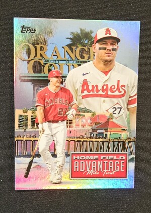 2024 Topps Mike Trout Home Field Advantage front