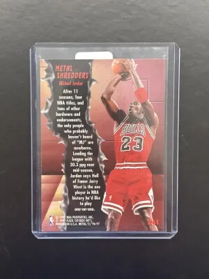 Michael Jordan Metal Shredders back