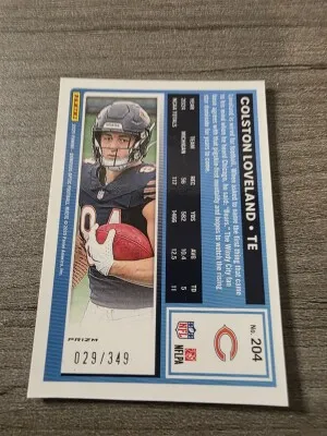 2025 Optic Coleston Loveland Light Blue /349 back