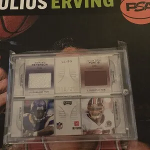 2008 Prestige Adrian Peterson, Clinton Portis,Ladainian Tomlinson, Joseph Addai back