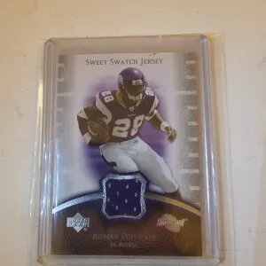2007 Sweet Spot Adrian Peterson Sweet Swatch Rookie Jersey front