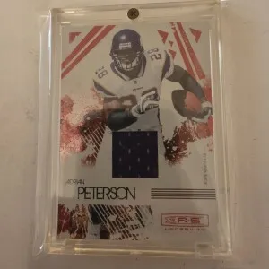 2009 Rookies And Stars Longevity Adrian Peterson Jersey  /299 front