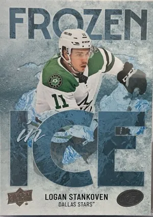 Logan Stankoven Frozen In Ice Rookie front