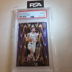 2024 Select Matt's Buzelis Rookie Blue Tectonic/99 PSA 10 front