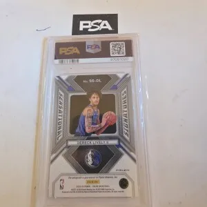 2023 Prizm Dereck Livlely Rookie Sensational Signature Silver PSA 10 back