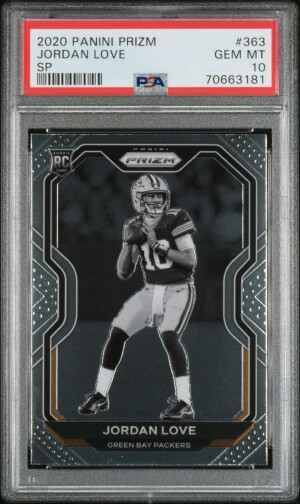 2020 Panini Prizm Jordan Love Variation front