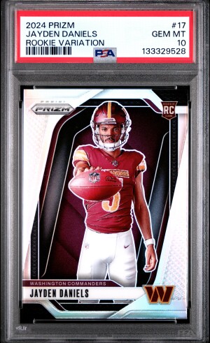 2024 Panini Prizm Rookie Variation Jayden Daniels front