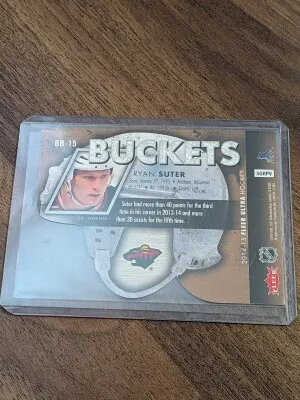 Ryan Suter 2014-15 Fleer Ultra Buckets Card #BB-15 back