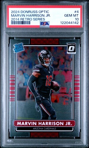2024 Panini Donruss Optic 2014 Retro Rookie Series Marvin Harrison Jr. front