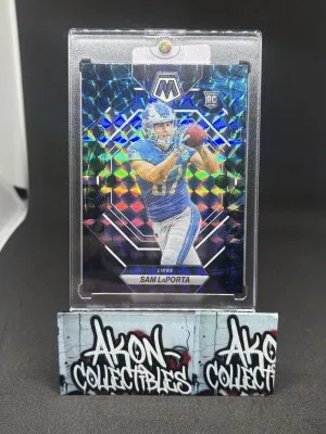 2023 Panini Mosaic Rookies Sam LaPorta #360 Genesis Mosaic Prizm (RC) front