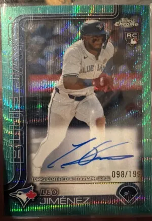 Leo Jimenez /199 (auto) front