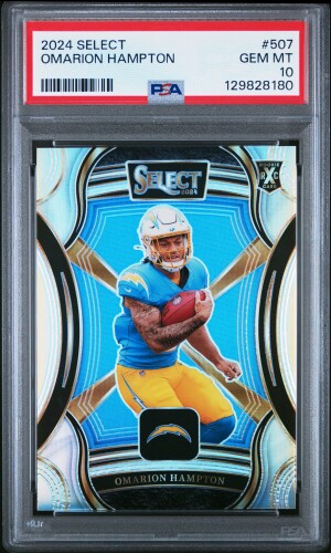 2024 Panini Select Omarion Hampton front