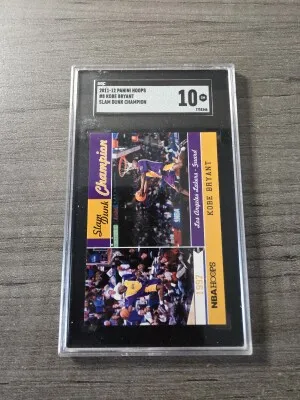 2011 Hoops Kobe Bryant Slam Dunk Champion SGC 10 front