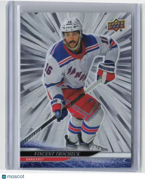 2024 Upper Deck Series 1 Vincent Trocheck #125 Outburst Silver front