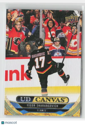 2024 Upper Deck Series 1 UD Canvas Yegor Sharangovich #C-49 front