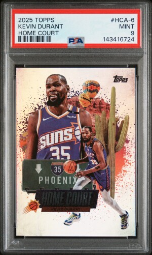 2025 Topps Home Court Kevin Durant PSA 9 front