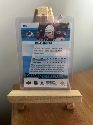 2019-20 Series 2 Cale Makar #493 Young Guns back