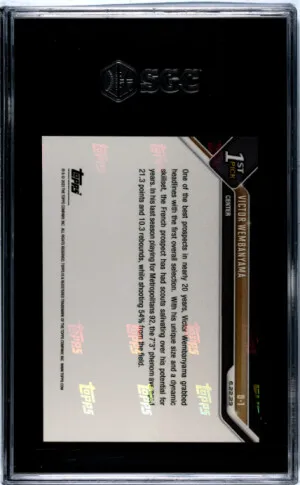 2023 Topps Now Draft Victor Wembanyama RC back