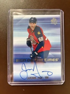2015-16 SP Authentic Jaromir Jagr Sign Of The Times #SOTT-JJ front