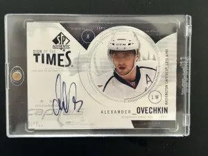 2009-10 SP Authentic Alexander Ovechkin #ST-OV Sign Of The Times front