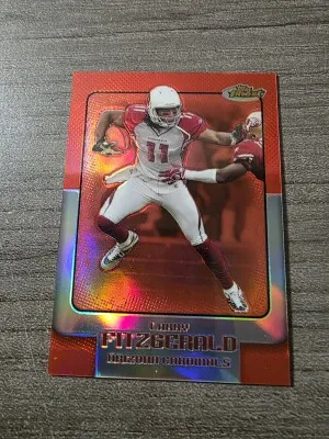 2006 Finest Larry Fitzgerald Refractor/399 front