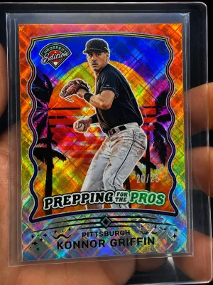 Konnor Griffin CASE HIT Orange Mojo / Orange Cracked Ice #20/25 front