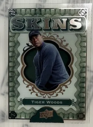 2026 Upper Deck Golf - Tiger Woods - Skins (SK1) front