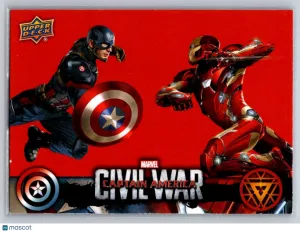 2016 Upper Deck Captain America Civil War Captain America vs. Iron Man #CW50