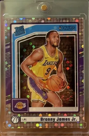 2024-25 Donruss Basketball Bronny James Jr. Rated Rookie Disco 51/75 front
