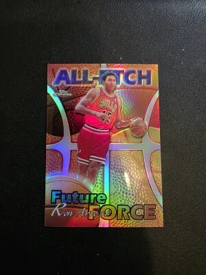 1999 Topps Chrome Ron Artest Future Force Refractor front