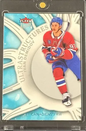 Ivan Demidov 25/26 Upper Deck Fleer Ultra Structures Rookie #11 front
