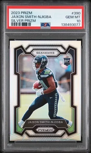2023 Panini Prizm Jaxon Smith-Njigba Silver Prizm front