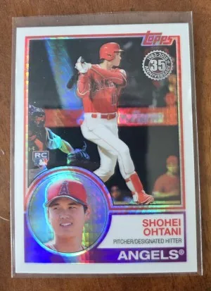 2018 Topps Silver Pack 1983 Chrome Promo front