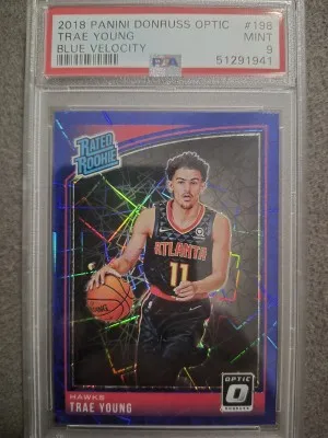 2018 Optic Trae Young Blue Velocity front