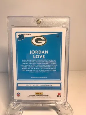 2020 Optic Jordan Love Rated Rookie Holo back