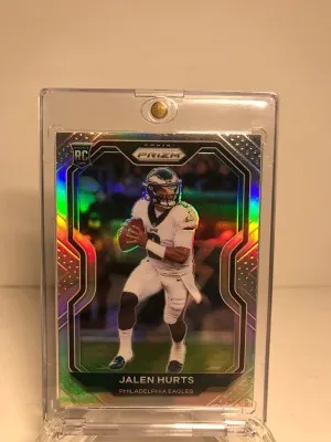 2020 Prizm Jalen Hurts Silver Rookie front