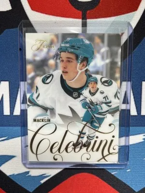 2025-26 Flair Base Macklin Celebrini front