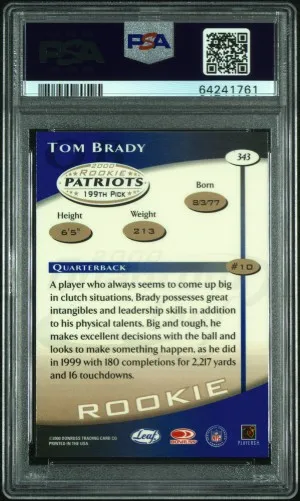 2000 Quantum Leaf Tom Brady back