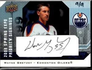2008 Upper Deck Spring Expo Priority Signings #Ps-Wg1 Wayne Gretzky (9/9)
