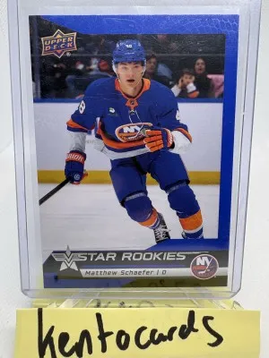 Matthew Schaefer Star Rookies Blue front