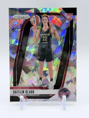 2024 Panini Prizm WNBA - Caitlin Clark #145 Ice Prizm (RC) NM front