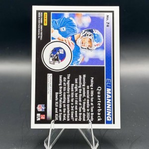 Eli Manning - 2024 Panini Zenith Red Zone Autograph /25 back