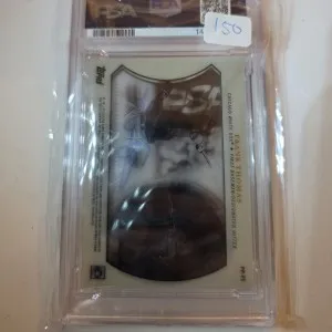 2020 Topps Five Star Frank Thomas Pantamerous Penmanship Gold/5 PSA 8 AUTO 10 back