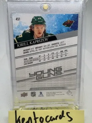 Kirill Kaprizov Young Guns back