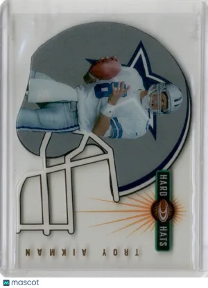 1999 Donruss Preferred Hard Hats Troy Aikman /3000 #13 front