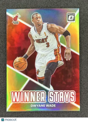 2022-23 Donruss Optic Dwyane Wade #5 Winner Stays Holo Miami Heat