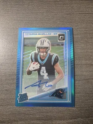 2025 Optic Tetairoa McMillan Light Blue Holo /299 front