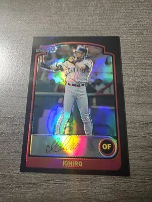 2003 Bowman Chrome Ichiro Suzuki Refractor front