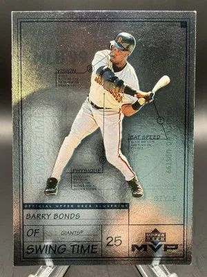 Barry Bonds (Giants) 1999 Upper Deck MVP Swingtime #S7 front